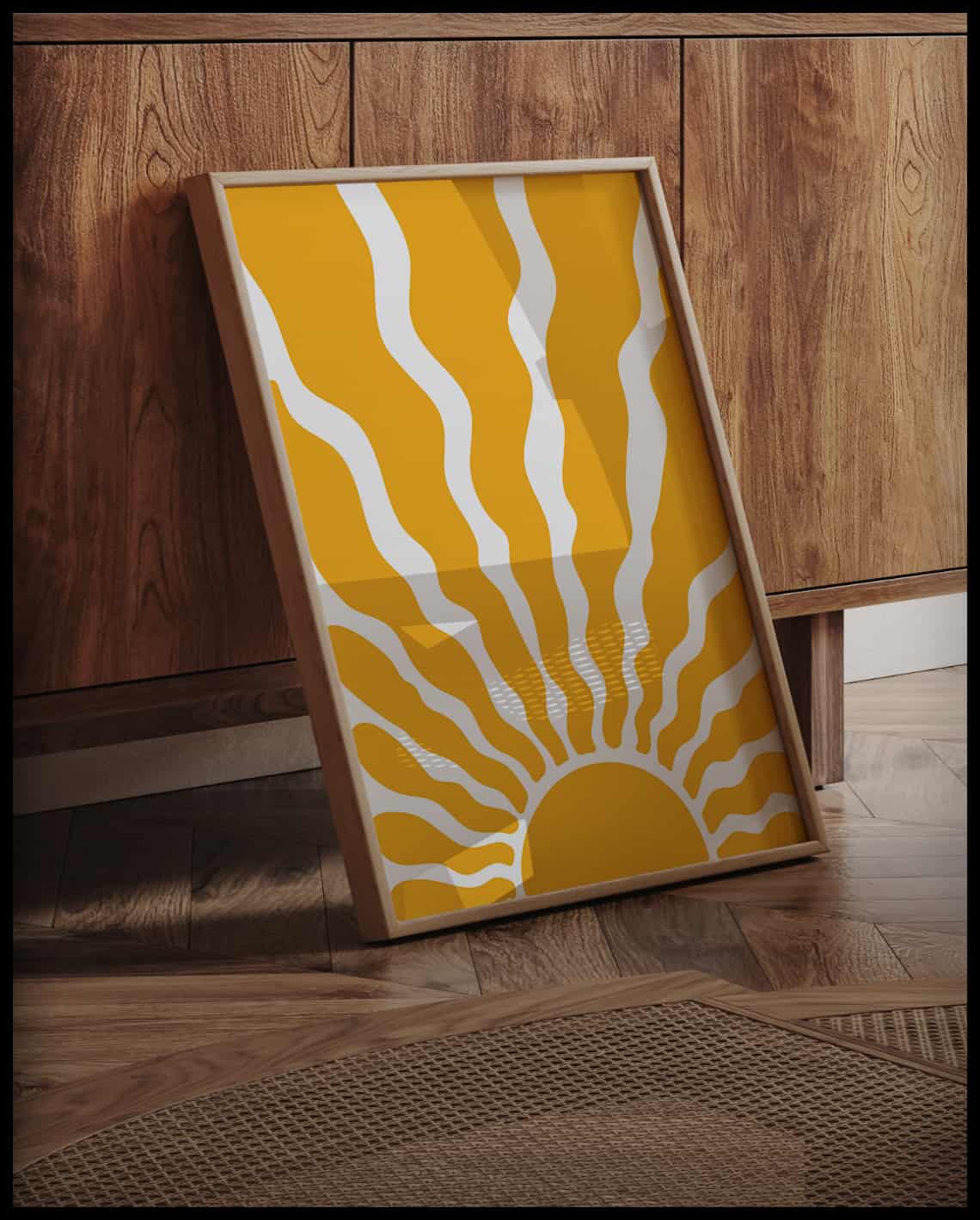Sun Retro Poster