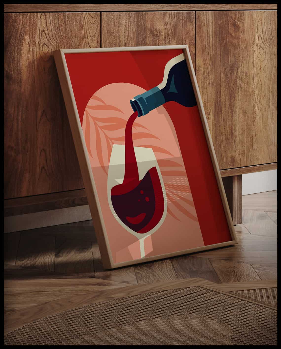 Verre à vin Poster