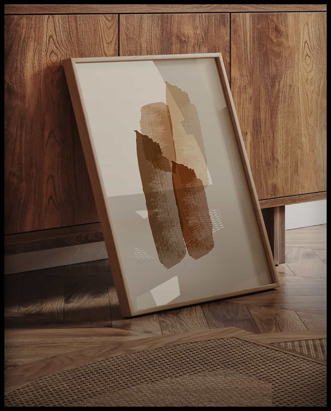 Coup de pinceau Poster