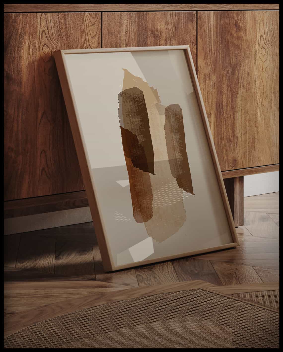 Coup de pinceau Poster