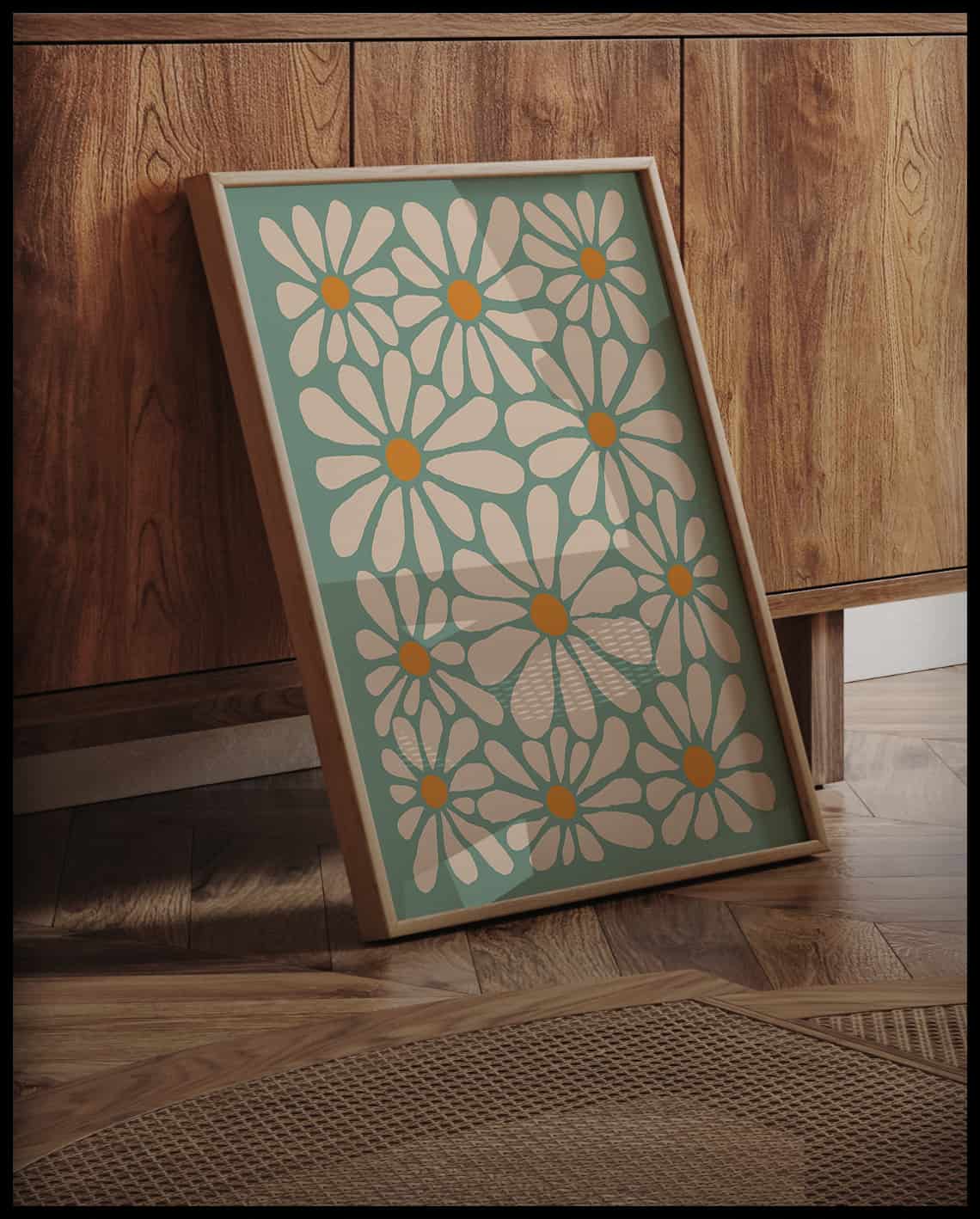 Poster à motifs floraux