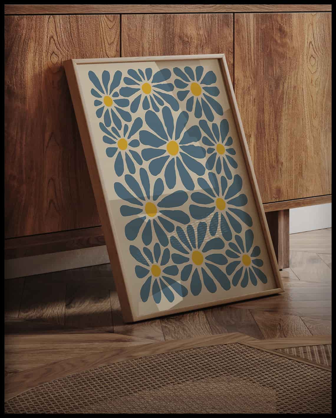 Poster à motifs floraux