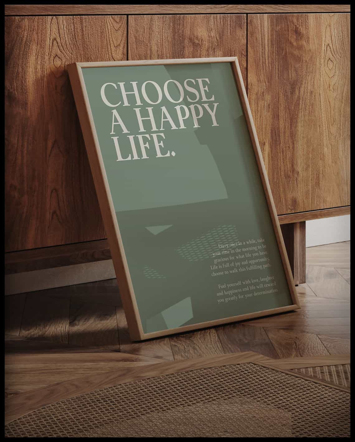 Choose Happy Poster