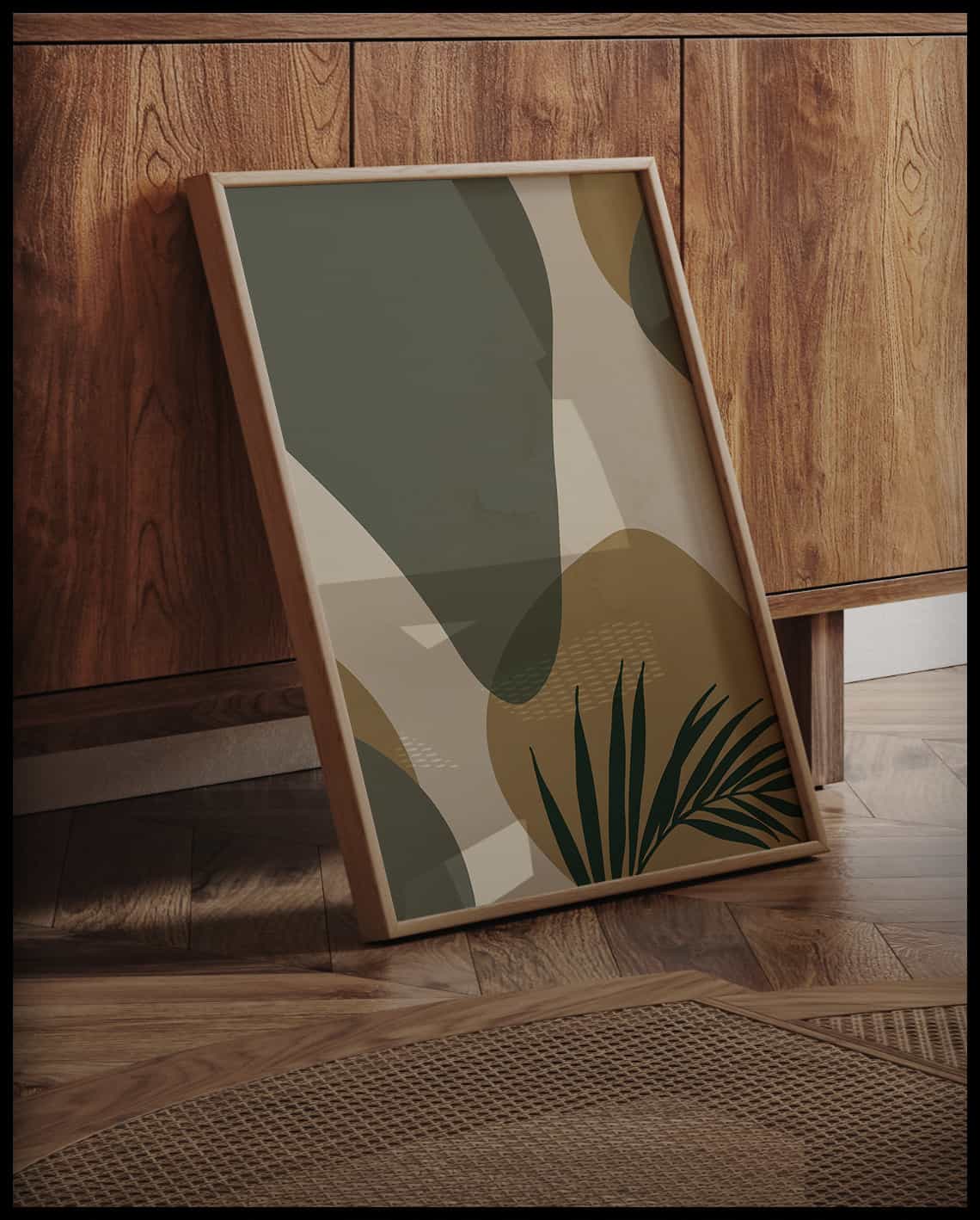 Poster de formes abstraites