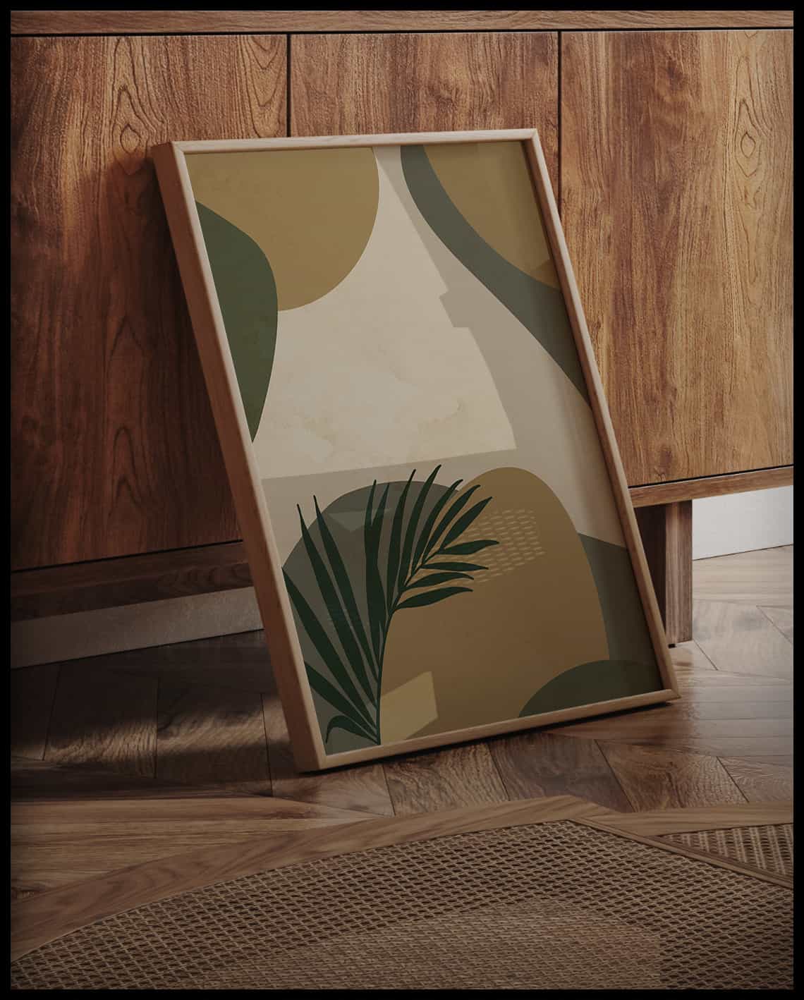 Poster de formes abstraites