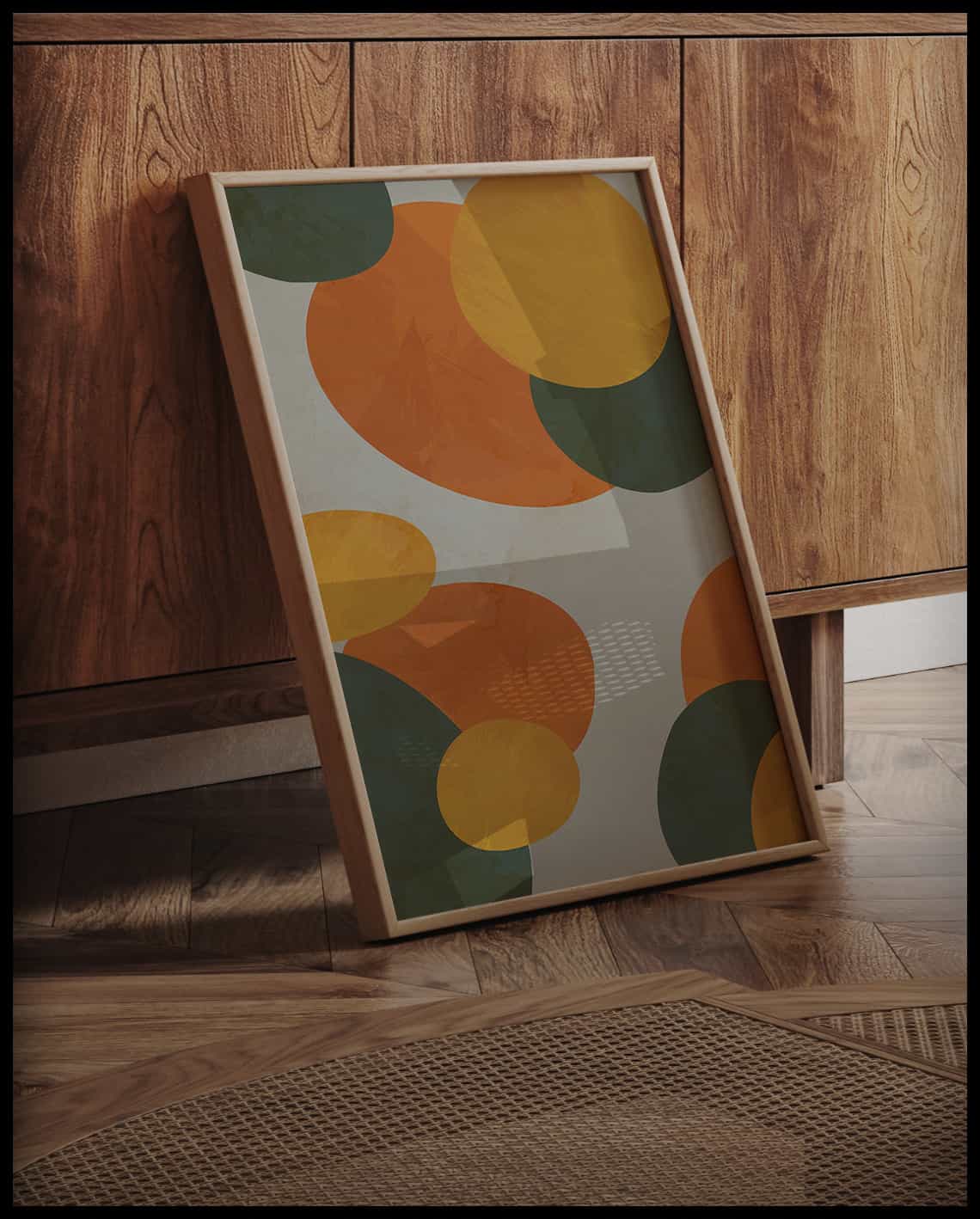 Poster de formes abstraites