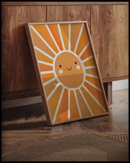 Smiling Sun Kids Poster