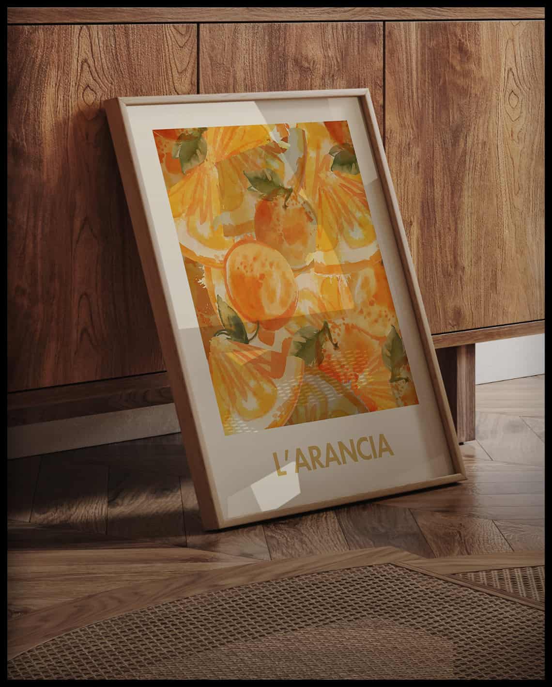 Affiche orange