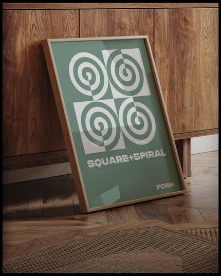 Square Spiral Poster