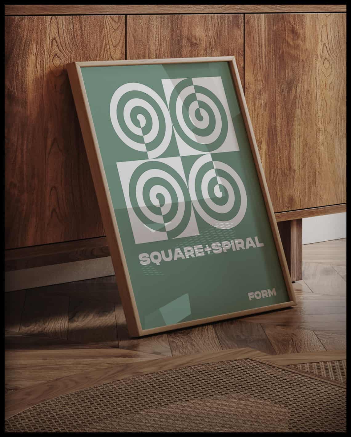 Poster Spirale Carrée