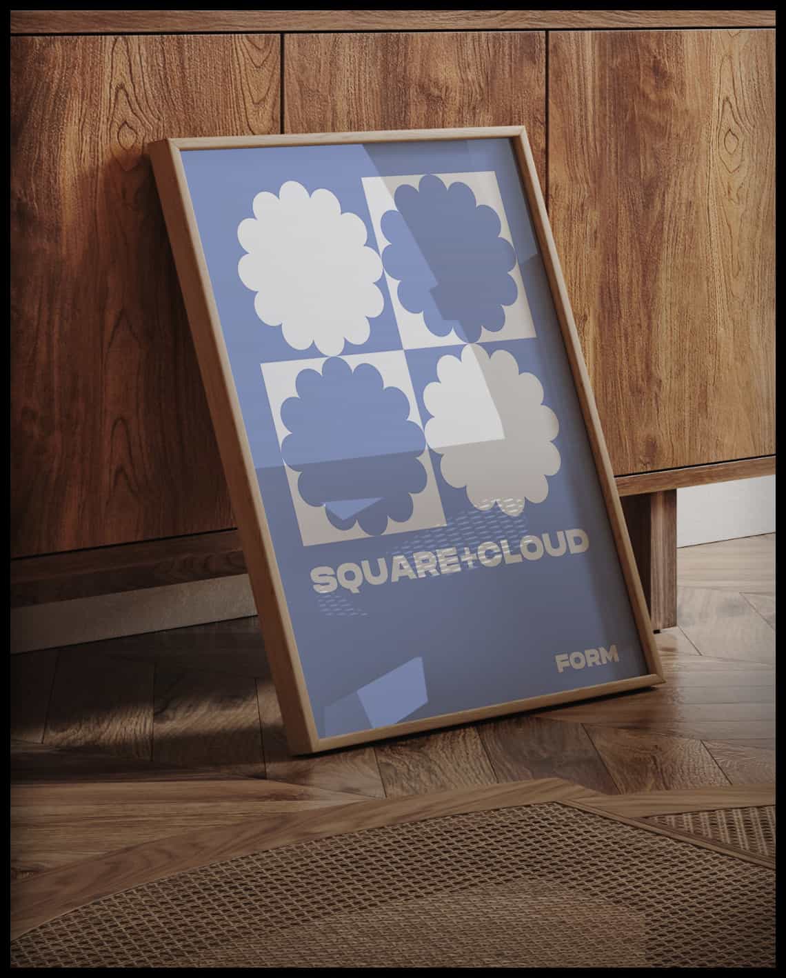 Poster Square Cloud