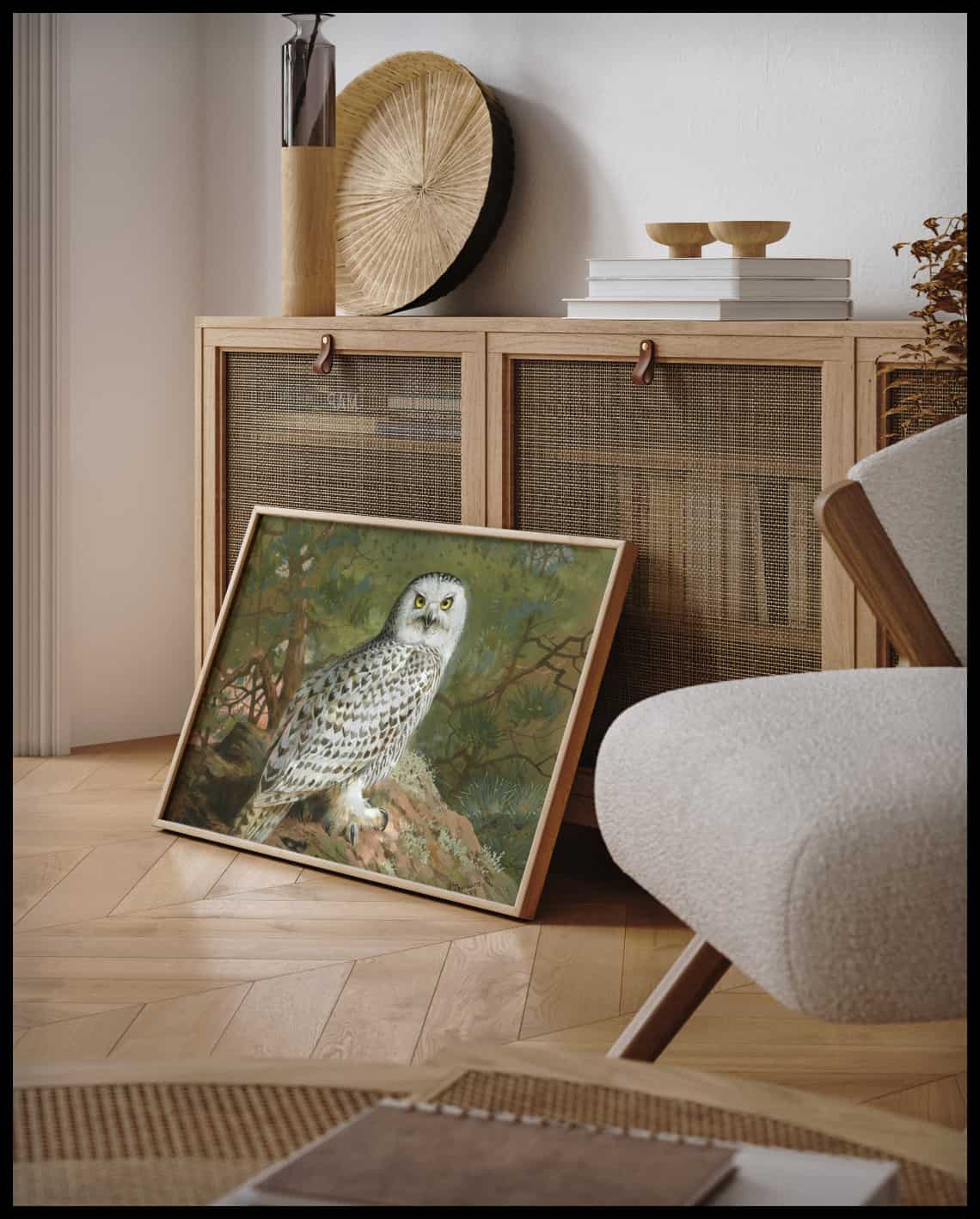 Schneeeule Poster