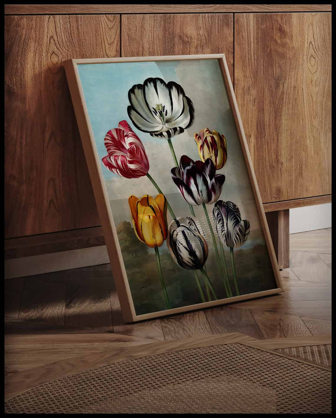 Group Of Tulips