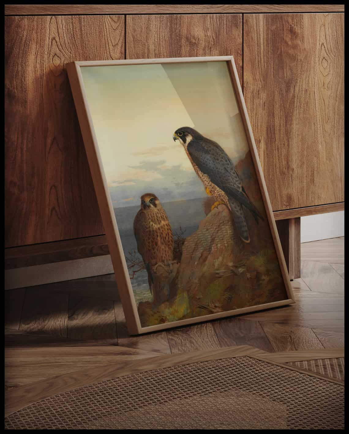 Peregrine falcon poster