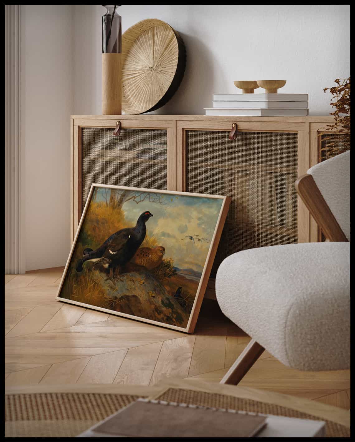 Vogelschwarm Poster