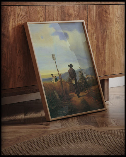 Der verbotene Weg (Jesuitenpater in der Landschaft)