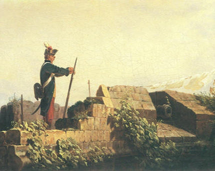 Frieden im Lande (Auf der Bastei, Schildwache)