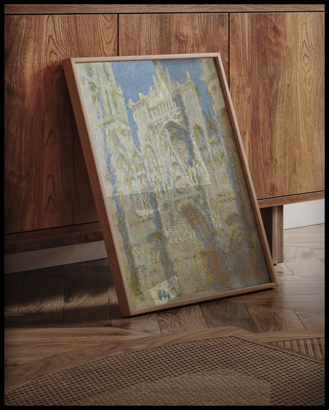Rouen Cathedral, West Facade, Sunlight