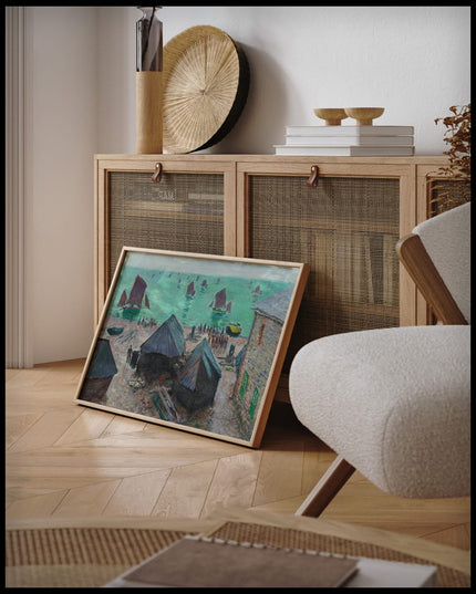 The Departure of the Boats, Étretat