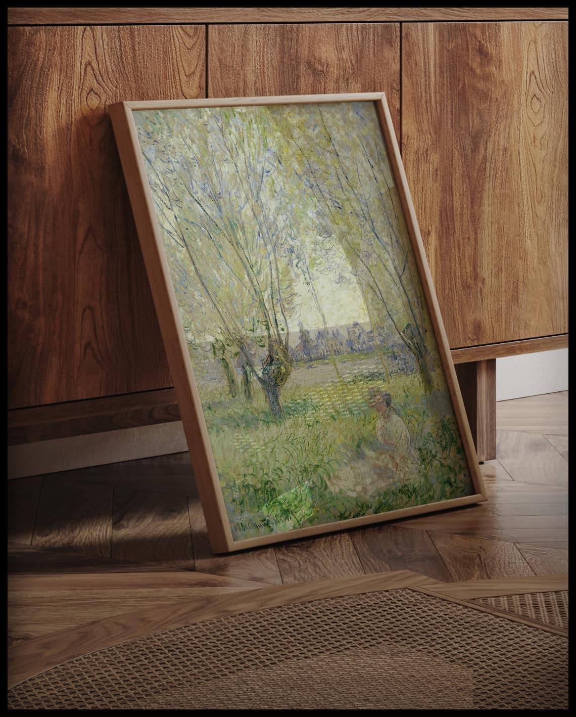Woman Seated under the Willows
