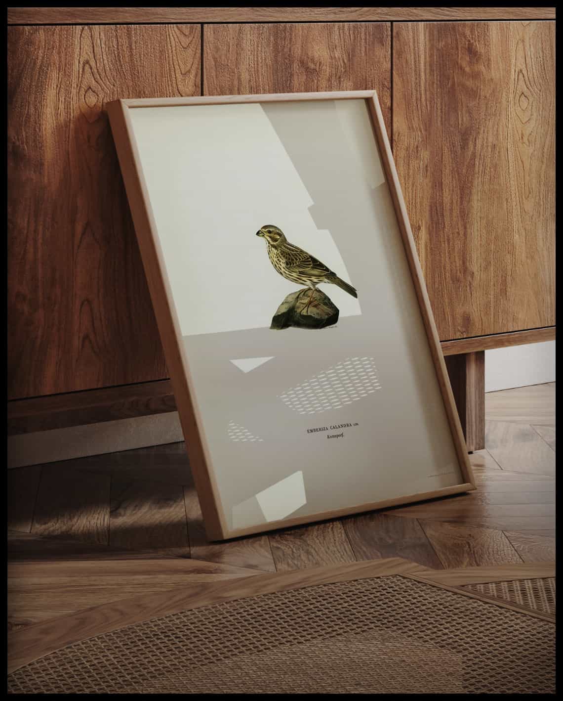 Emberiza Carlandra Poster