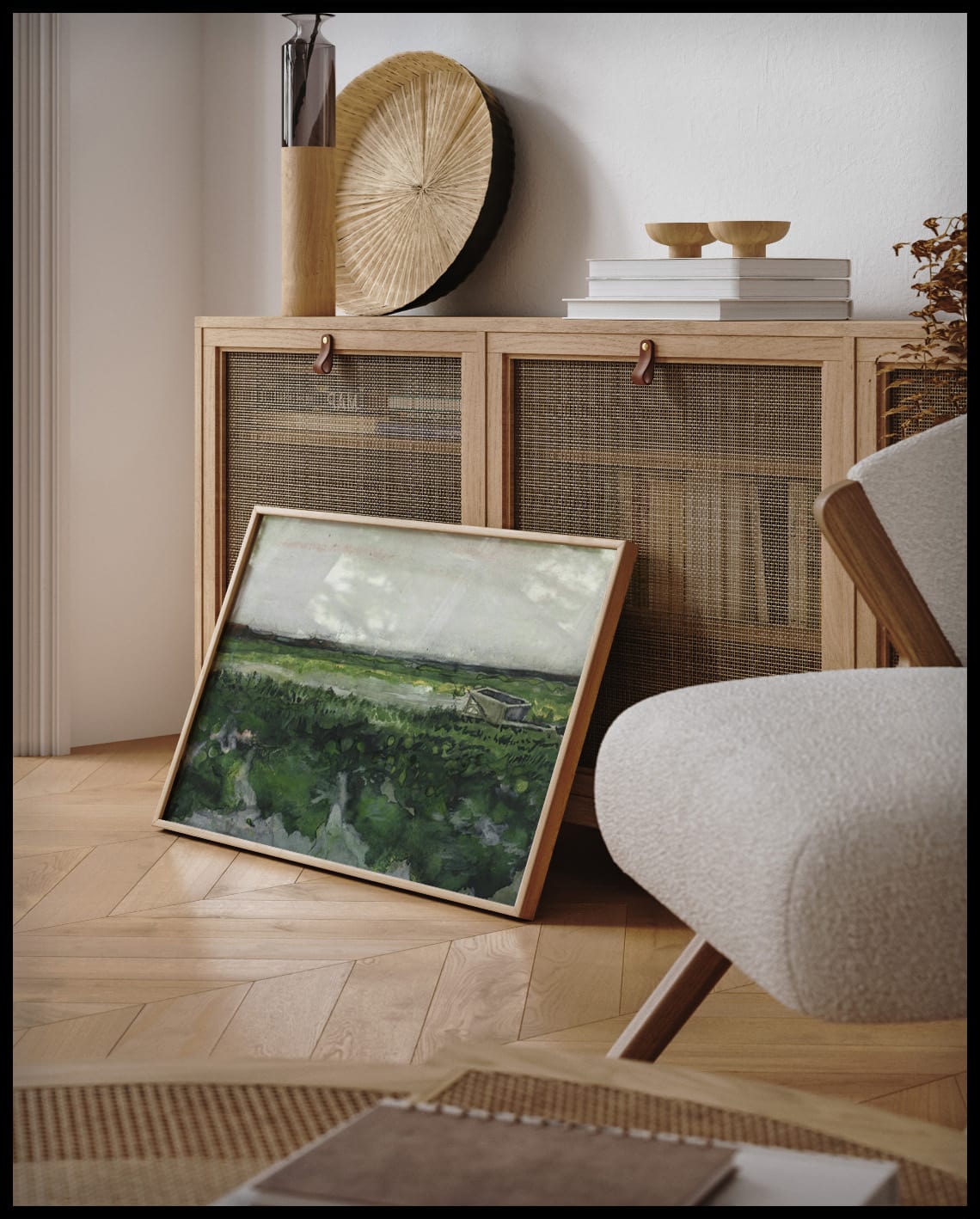 Landscape with Wheelbarrow