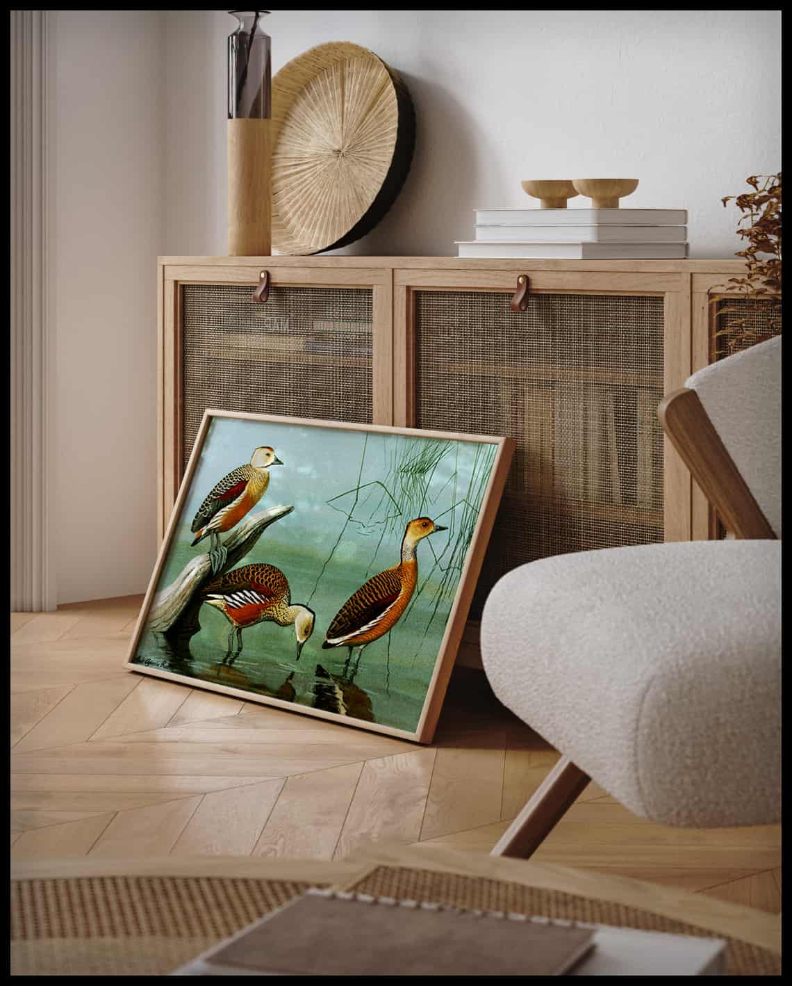 Java Whistling Duck Poster