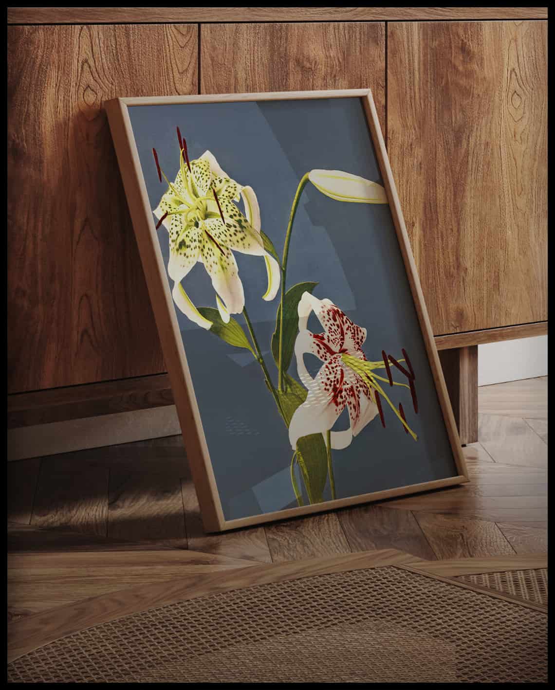 Lilies Collotype