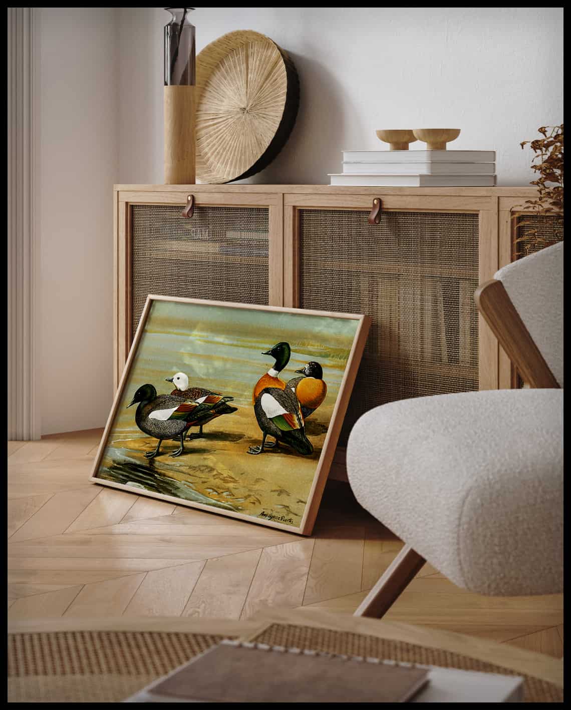 Fringillid Duck Poster