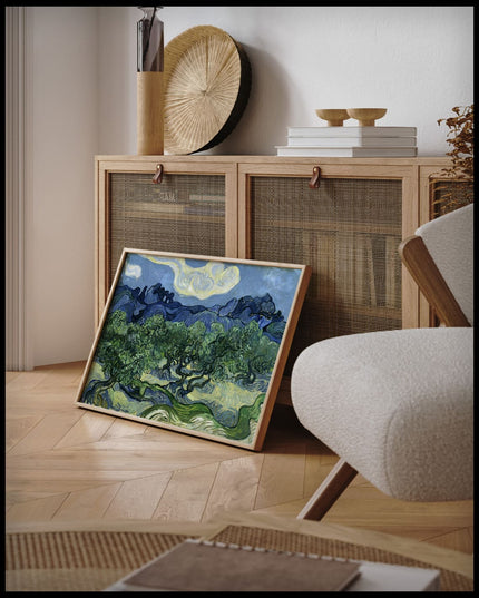 Olive Trees with Les Alpilles