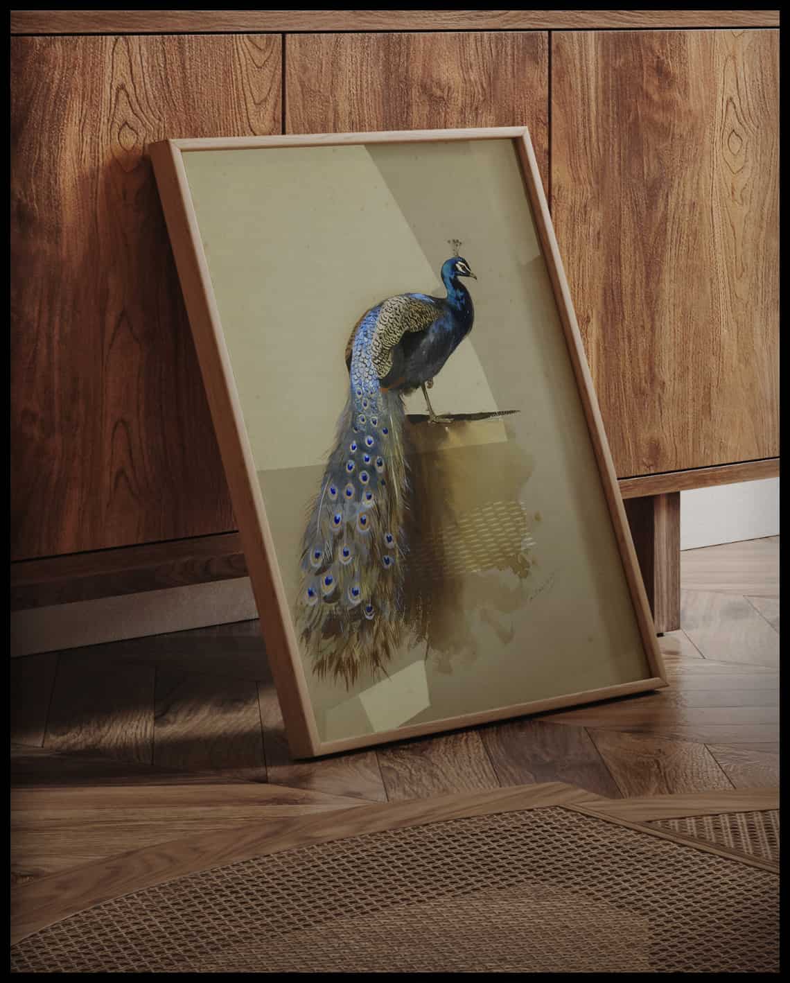 Peacock poster