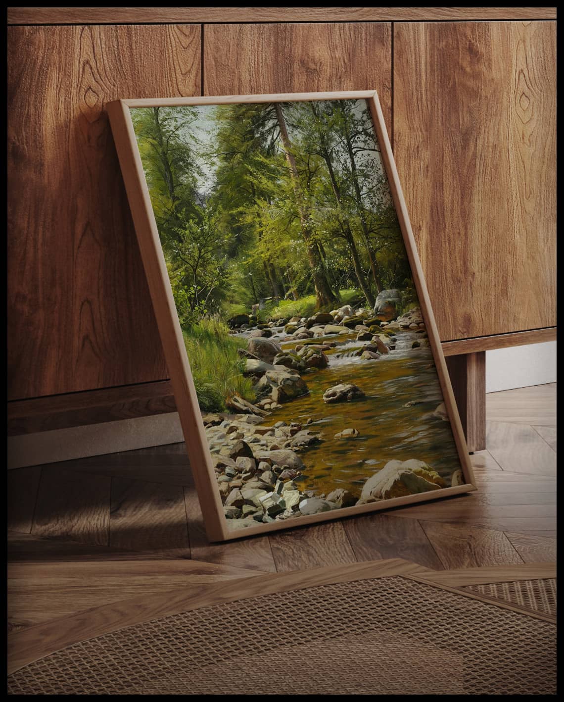 By the forest stream in early summer