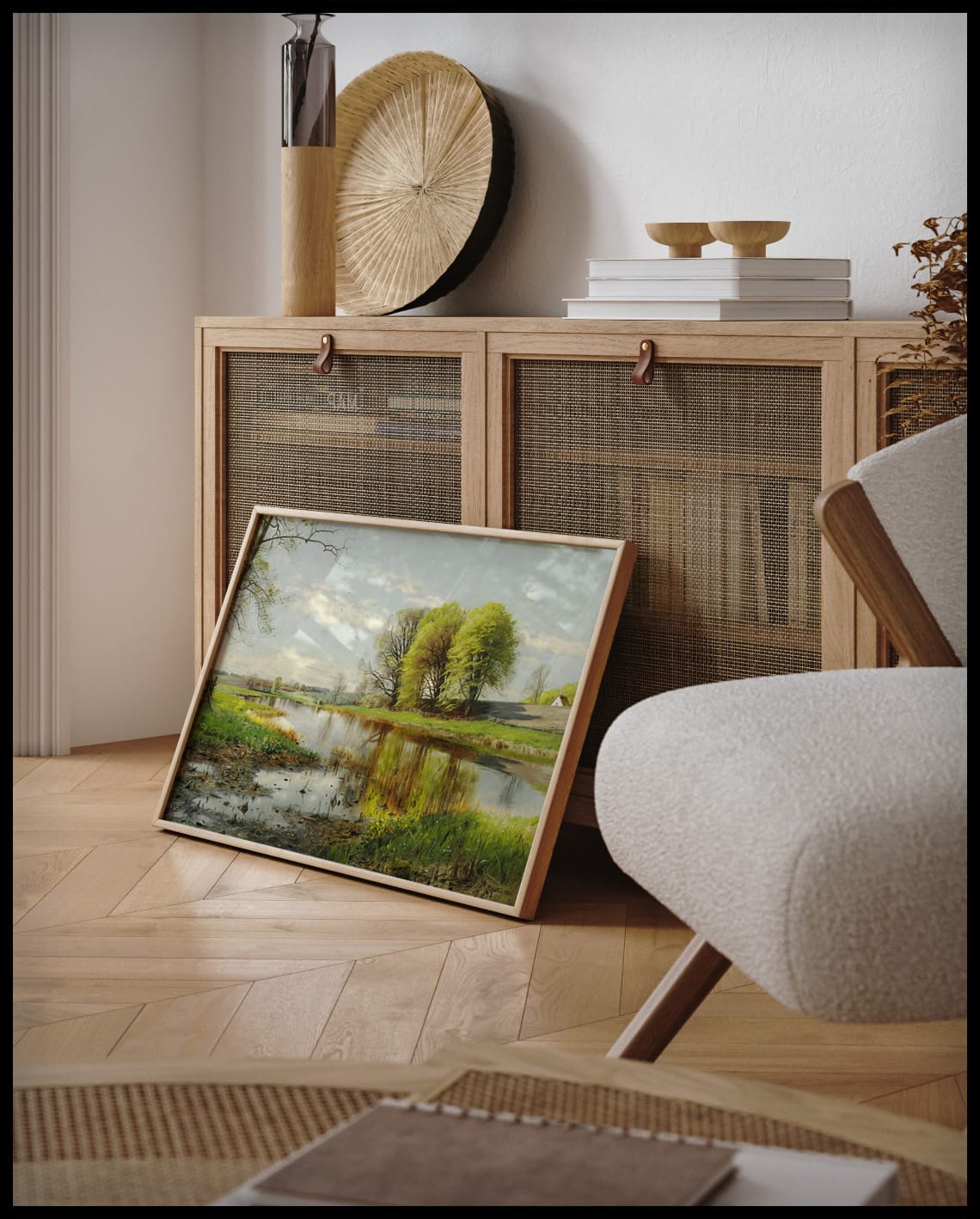 Landscape on a spring day
