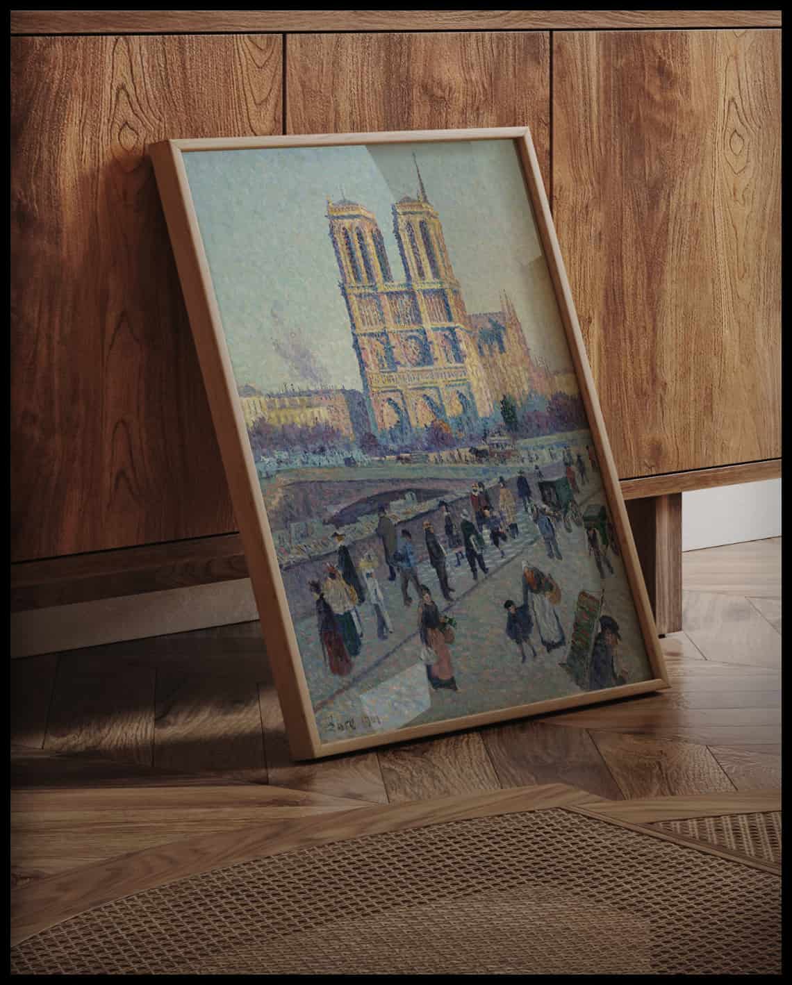 Le Quai Saint Michel et Notre Dame