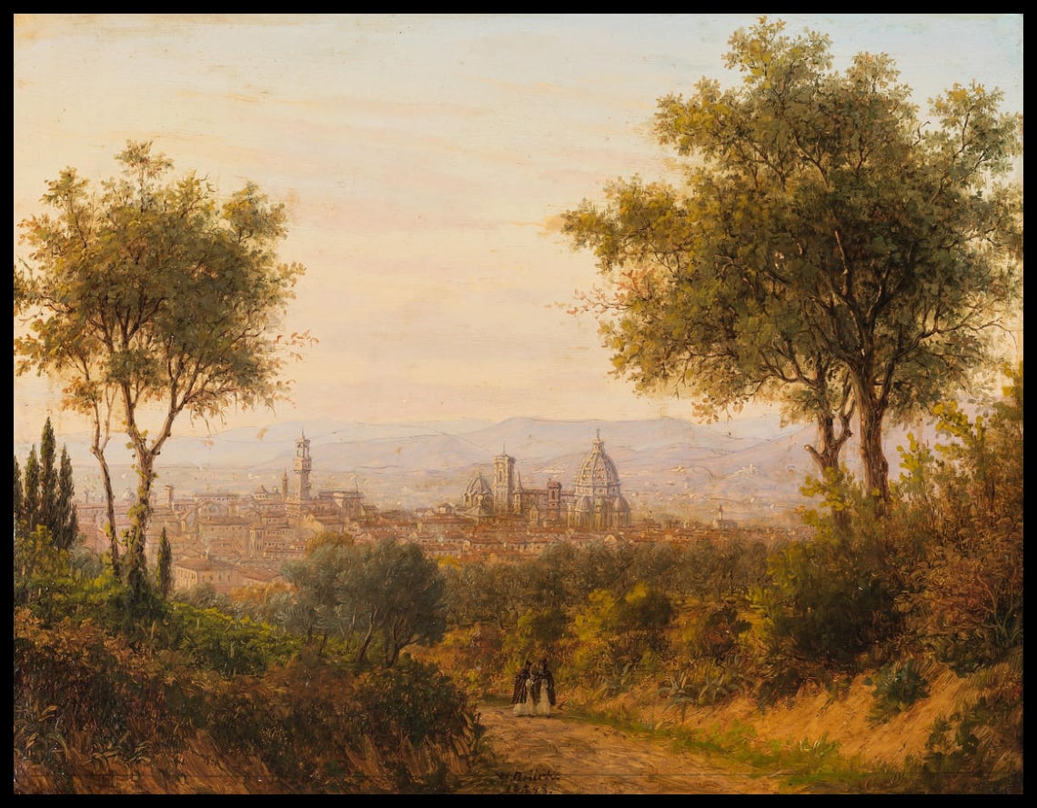 Vue de Florence 1848