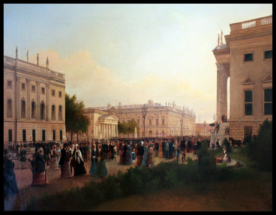 Place de l'Opéra avec la nouvelle garde et l'arsenal