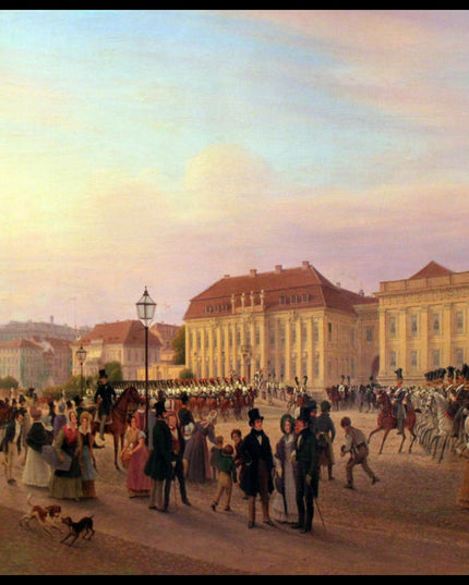 Parade vor dem Königlichen Palais