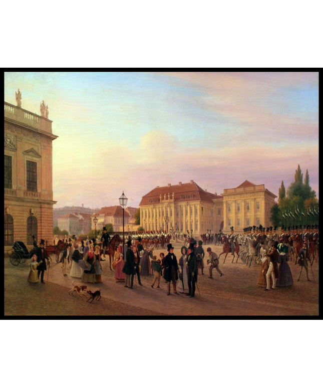 Parade vor dem Königlichen Palais