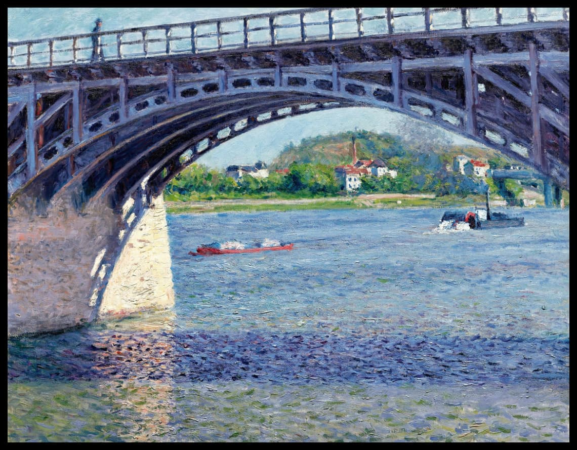 Le pont d’Argenteuil et la Seine