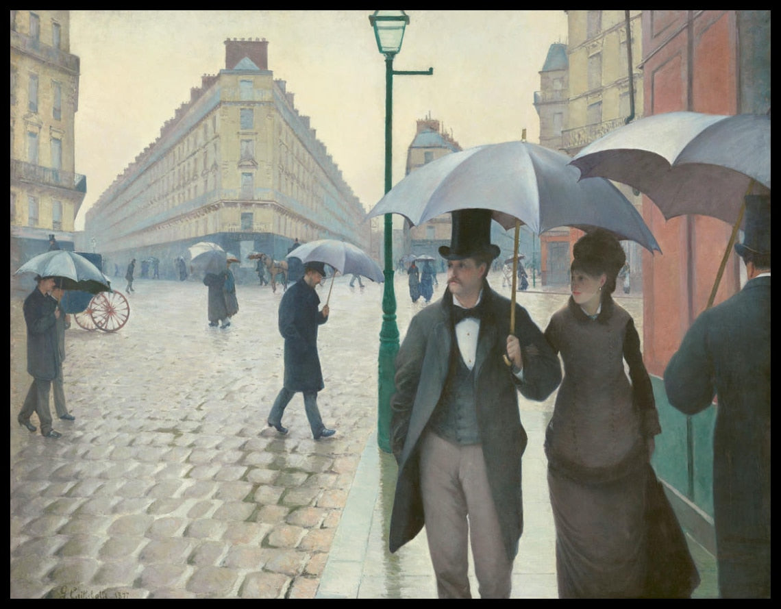Rue de Paris ; Jour de pluie