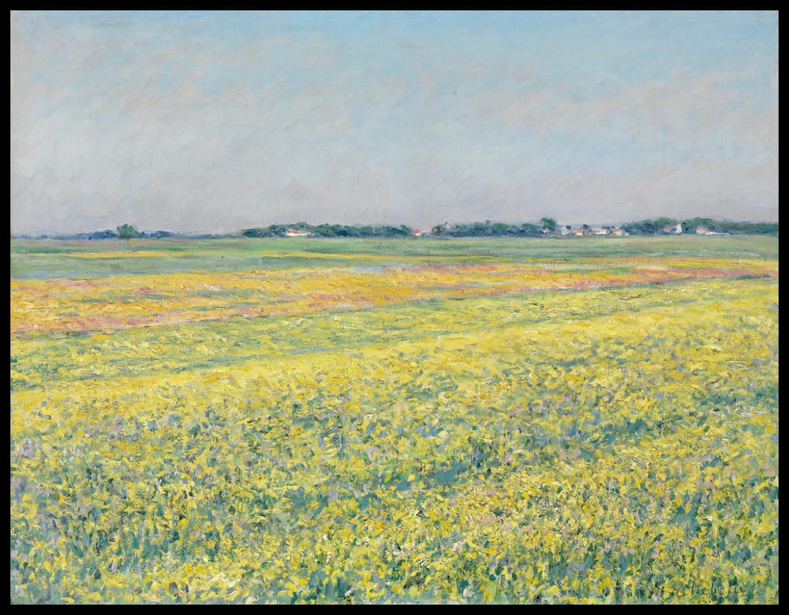 The Plain of Gennevilliers, Yellow Felds