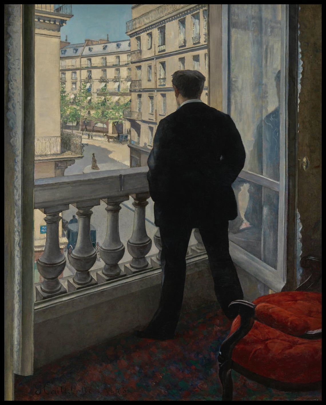 Jeune homme à sa fenêtre