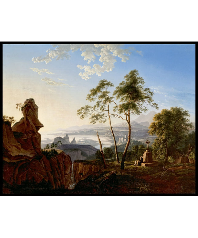 Landschaft mit Eremit