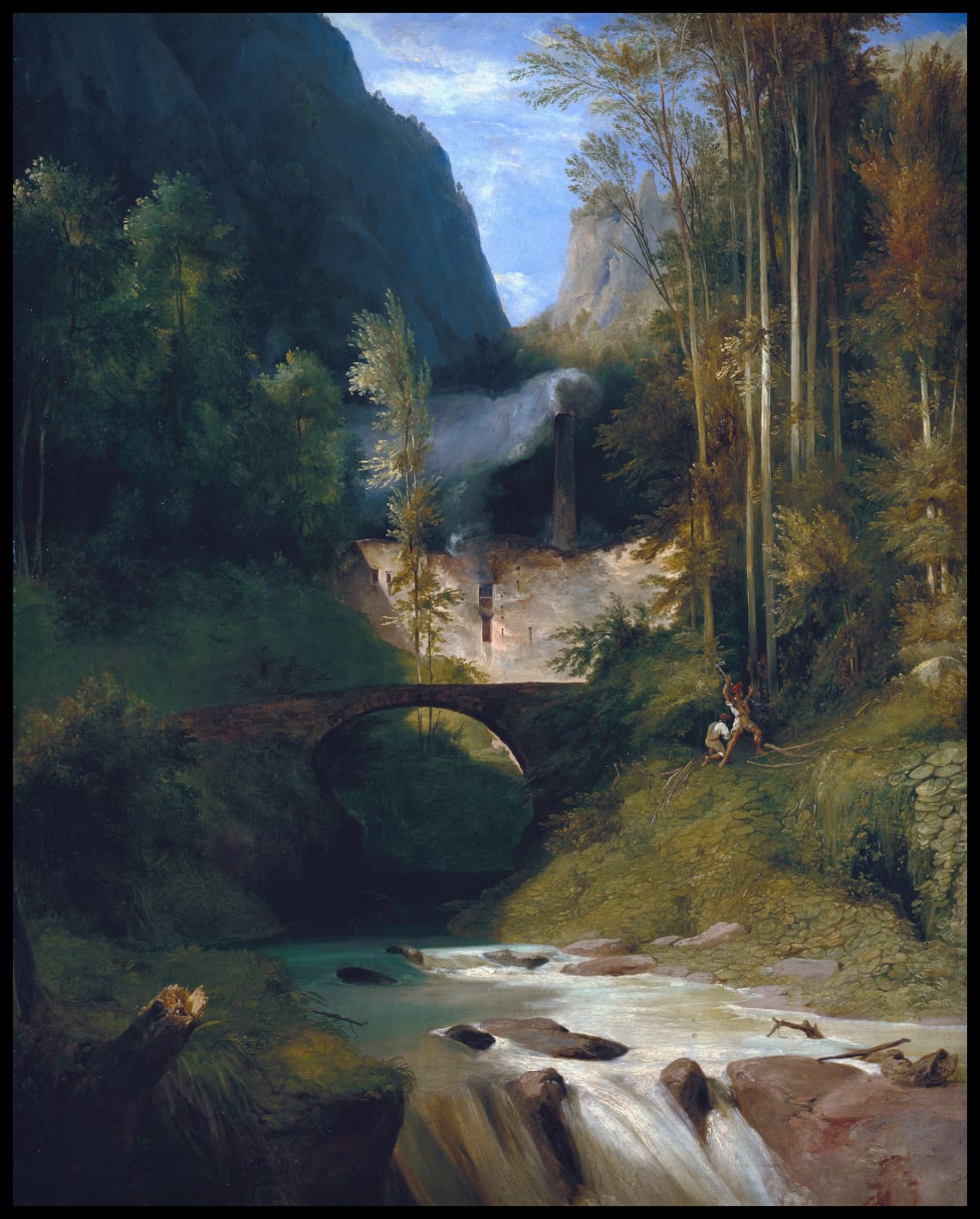 Schlucht bei Amalfi