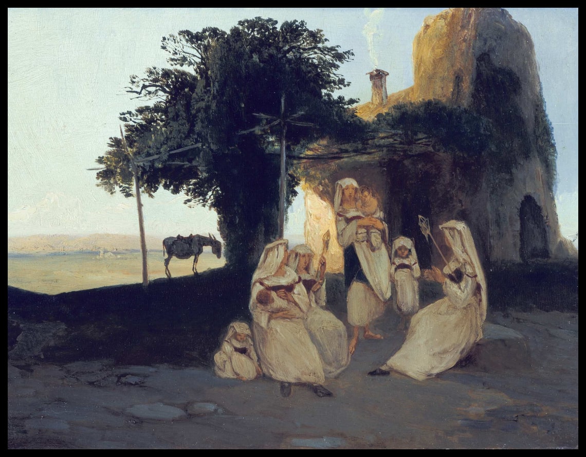 Spinnerinnen in Cervara