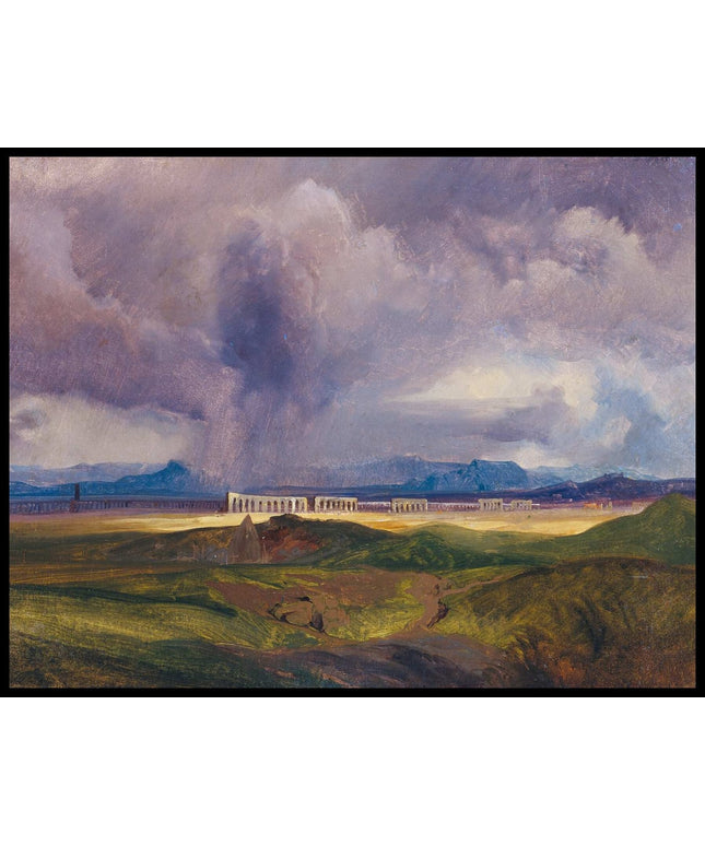 Unwetter in der römischen Campagna