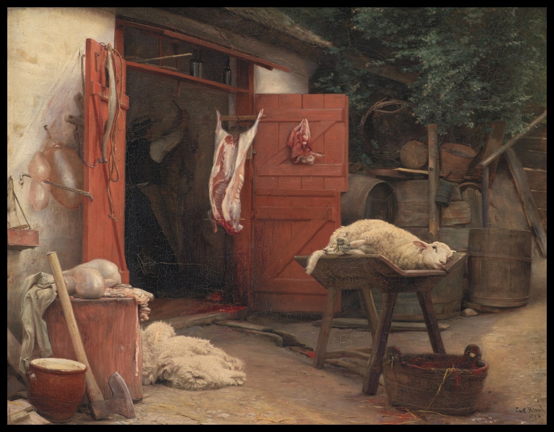A Slaughterhouse in Hellebæk