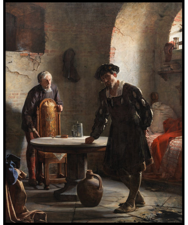 King Christian II in Prison