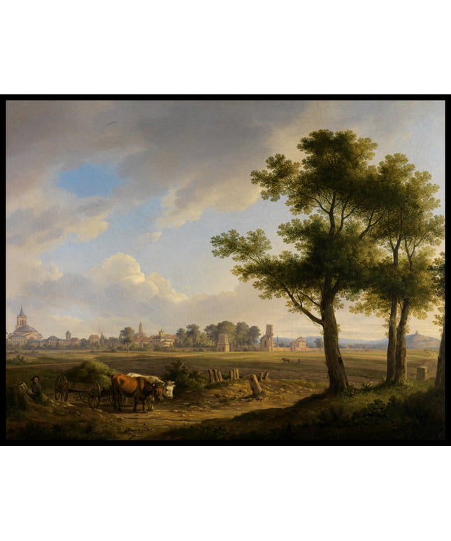 Blick auf Karlsruhe von Süden