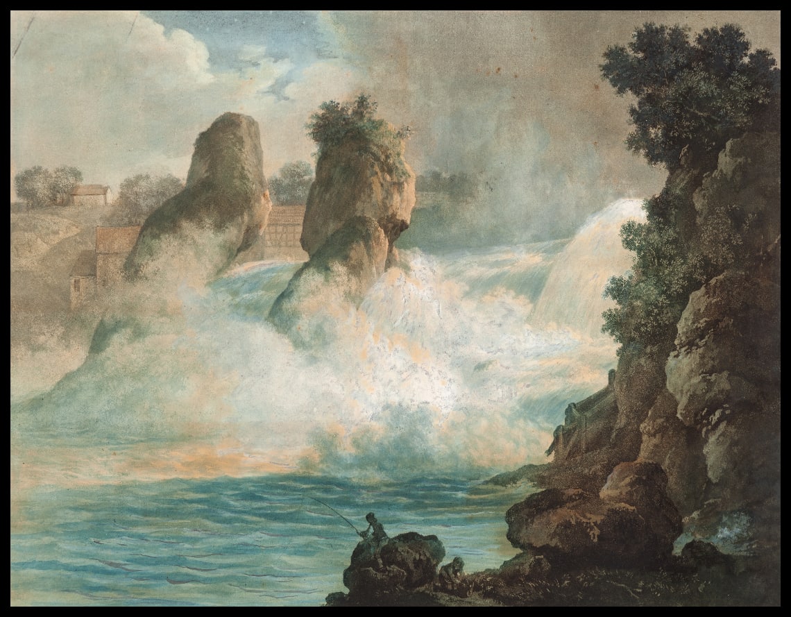 Rheinfall bei Schaffhausen mit Neunkirchen